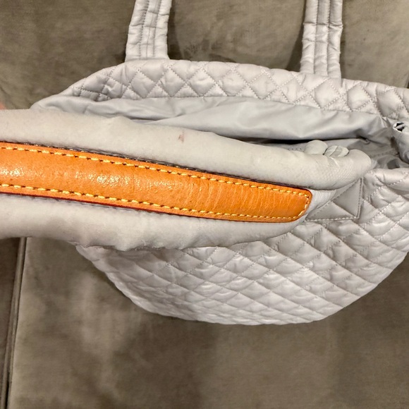 MZ Wallace Soft Gray Quilted Tote - Picture 6 of 6